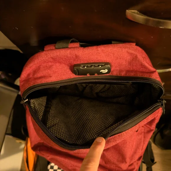 Red Backpack - Picture 3 of 5